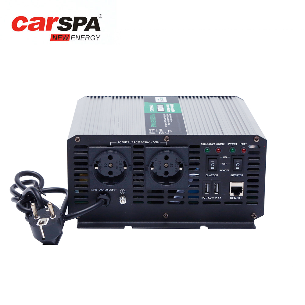 CPS600-600 Watt Pure Sine Wave Car Power Inverter With USB Port With Battery Charger Function